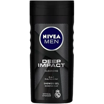 NIVEA MEN BODY WASH DEEP IMPACT 250ML