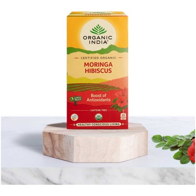 ORGANIC TEA BAG MORINGA HIBISCUS