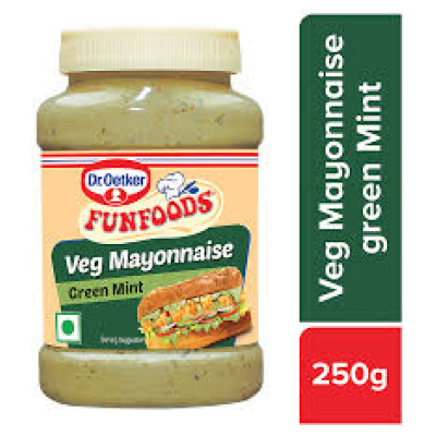 FUNFOODS VEG MAYO GREEN MINT 250G